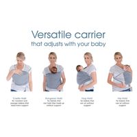 Baby Sense Wrap Carrier - Grey